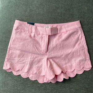 J. Crew scalloped hem shorts